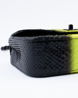 Chanel Exotic Python Leather Mini Rectangle Classic Flap Bag