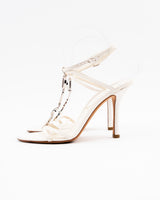Dior Spell Out Logo Heels - EU 37