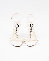 Dior Spell Out Logo Heels - EU 37