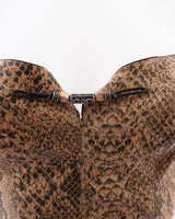 Millesia Vintage Leather Corset