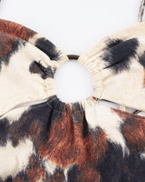 Cavalli Cow Print Dress