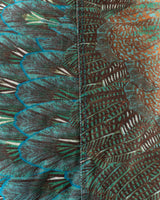 Roberto Cavalli Peacock Print Skirt