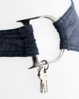 Dior Denim Padlock And Key Bikini