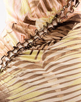 Roberto Cavalli Palm & Orchid Print Dress