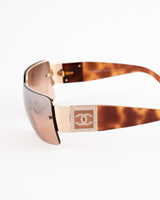 Chanel CC Rimless Sunglasses