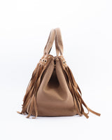 Prada Canapa Fringe Tote Bag