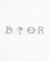 Dior Spell Out Crystal Rings