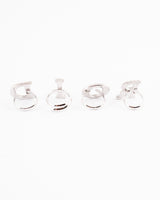 Dior Spell Out Crystal Rings