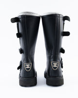 Chanel Leather Motocross Boots - EU 36 RARE