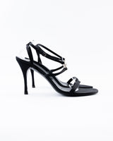 Gucci Swarovski Logo Heels