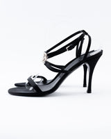 Gucci Swarovski Logo Heels