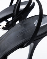 Gucci Swarovski Logo Heels