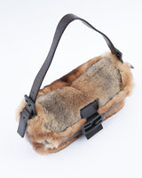 Fendi Fur Baguette Bag