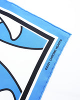 Chrome Hearts Cemetery Cross Silk Scarf