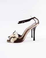 Rene Caovilla Mink Fur Heels - EU 38.5