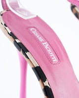 Cesare Paciotti Leopard Stiletto Heels - EU 38.5