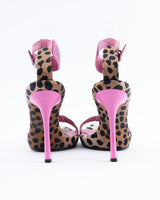 Cesare Paciotti Leopard Stiletto Heels - EU 38.5