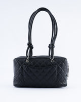 Chanel Quilted Leather Cambon Ligne Bowler Bag