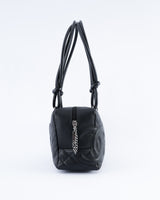 Chanel Quilted Leather Cambon Ligne Bowler Bag