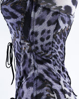 Roberto Cavalli Leopard Corset