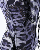 Roberto Cavalli Leopard Corset