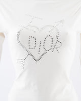 Dior "I Love Dior" Rhinestone Top