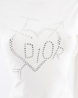 Dior "I Love Dior" Rhinestone Top