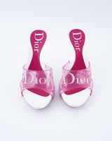 Dior Logo Jelly Heels  - EU 36