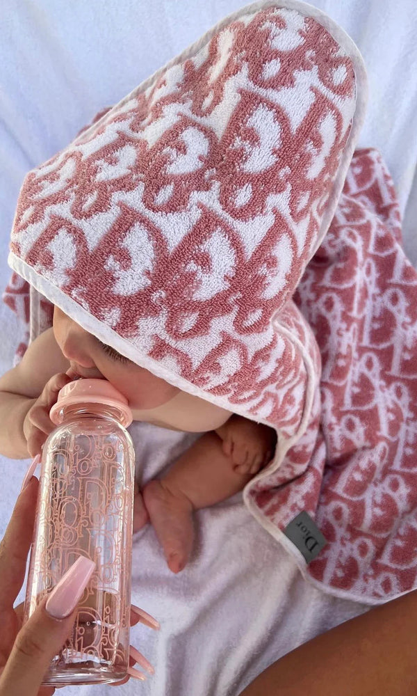 Dior Monogram Hooded Bath Towel