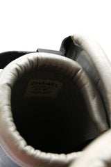 Chanel Biker Logo Boots