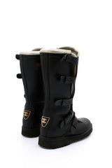 Chanel Biker Logo Boots