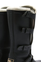 Chanel Biker Logo Boots