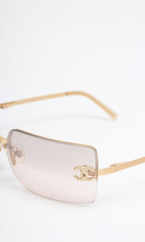 Chanel Rhinestone Sunglasses