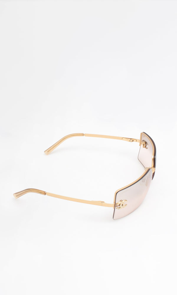 Chanel Rhinestone Sunglasses