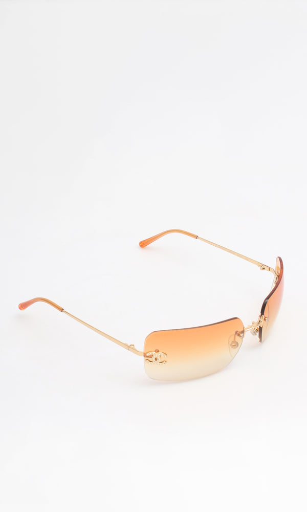 Chanel Rhinestone Sunglasses