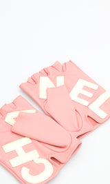 Chanel Lambskin Fingerless Gloves