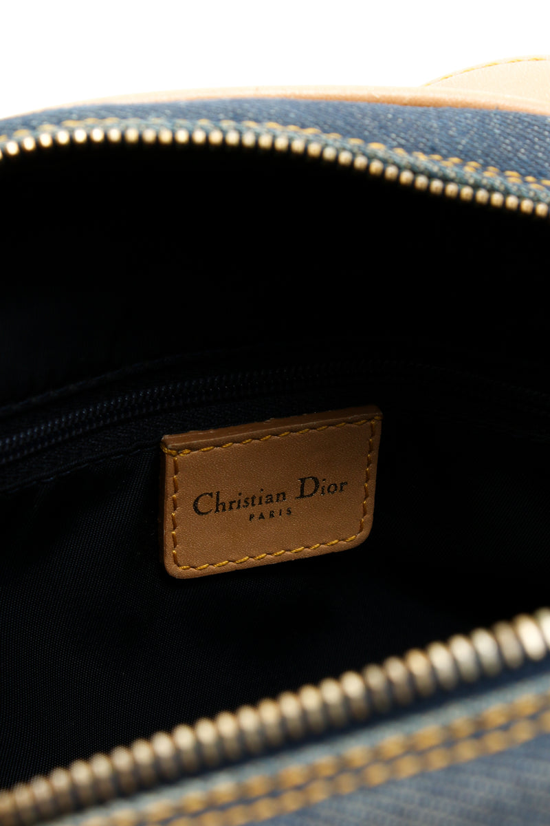 Dior Denim Double Saddle Bag