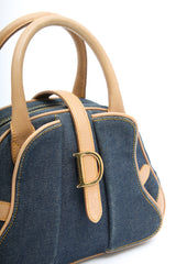 Dior Denim Double Saddle Bag