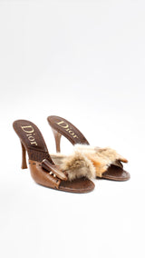 Dior Fur Heels