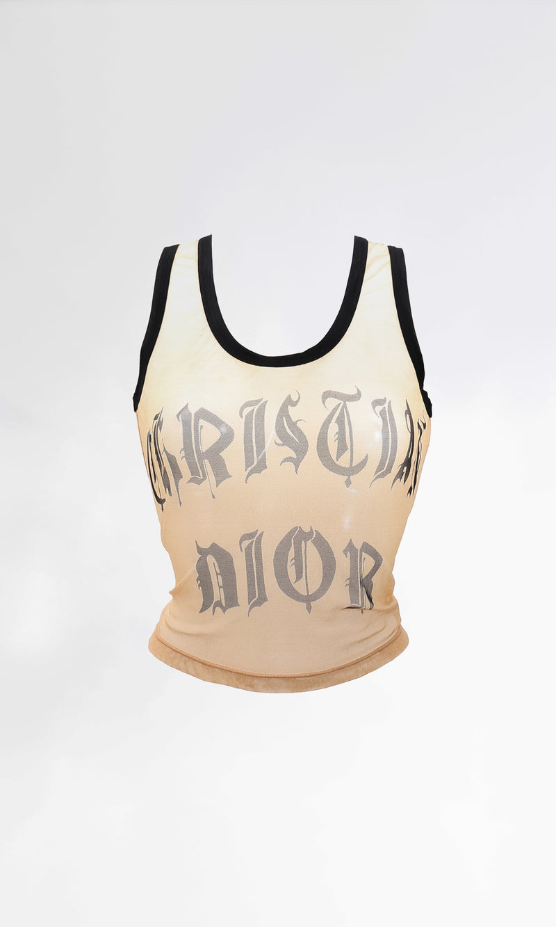 Dior Gothic Mesh Tank Top – Jean Vintage1