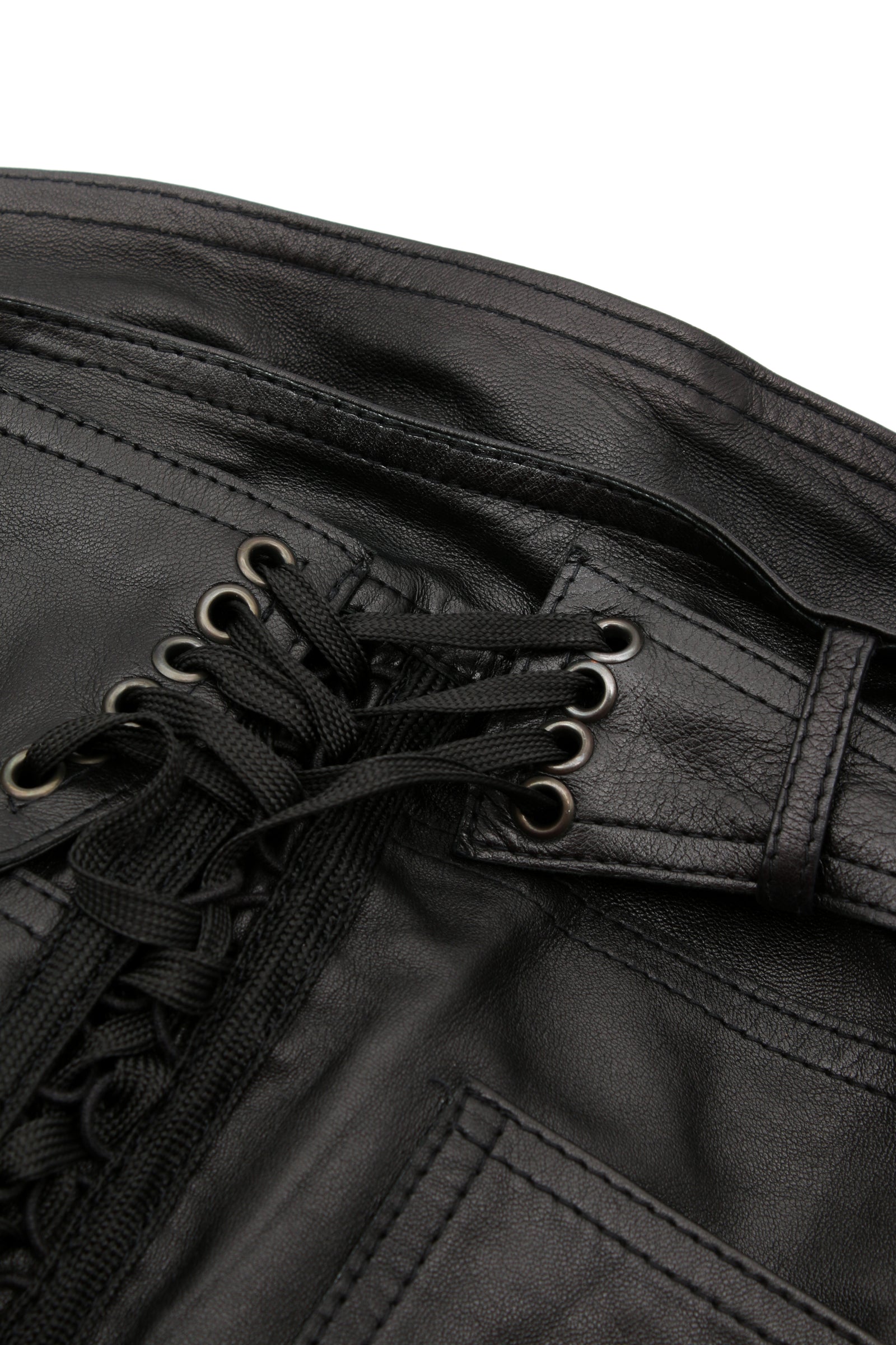 Dior Logo Plate Leather Trousers – Jean Vintage