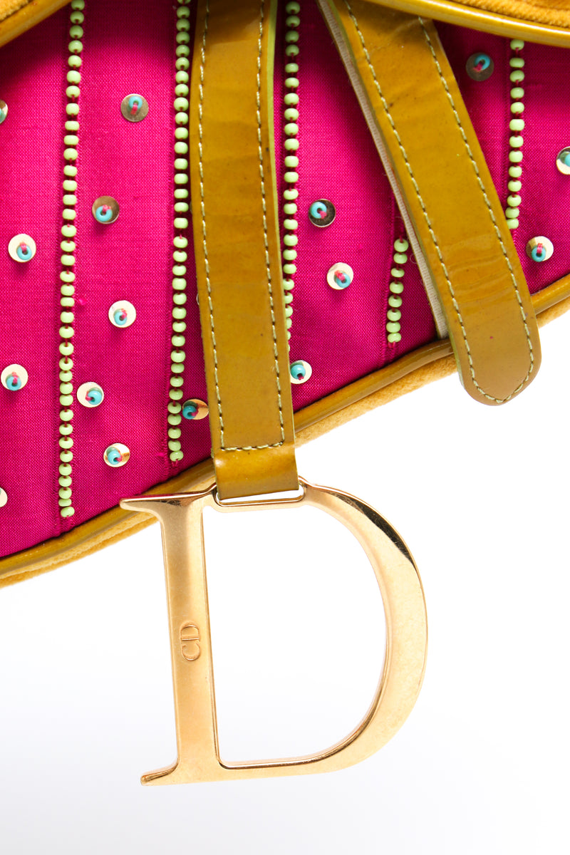 Dior Pom Pom Saddle Bag