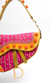 Dior Pom Pom Saddle Bag