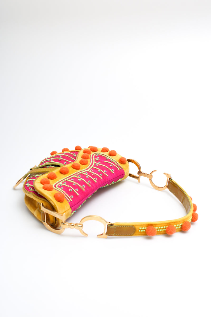 Dior Pom Pom Saddle Bag