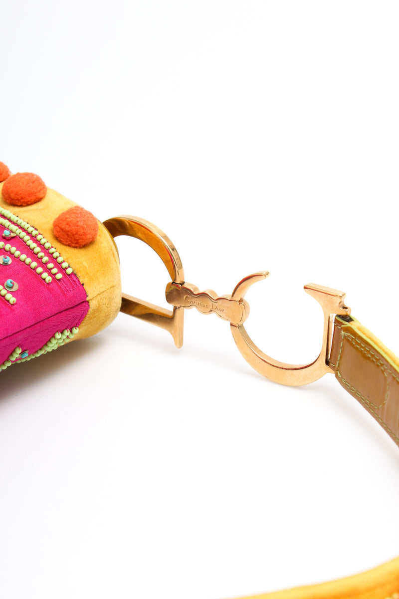 Dior Pom Pom Saddle Bag
