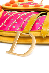 Dior Pom Pom Saddle Bag
