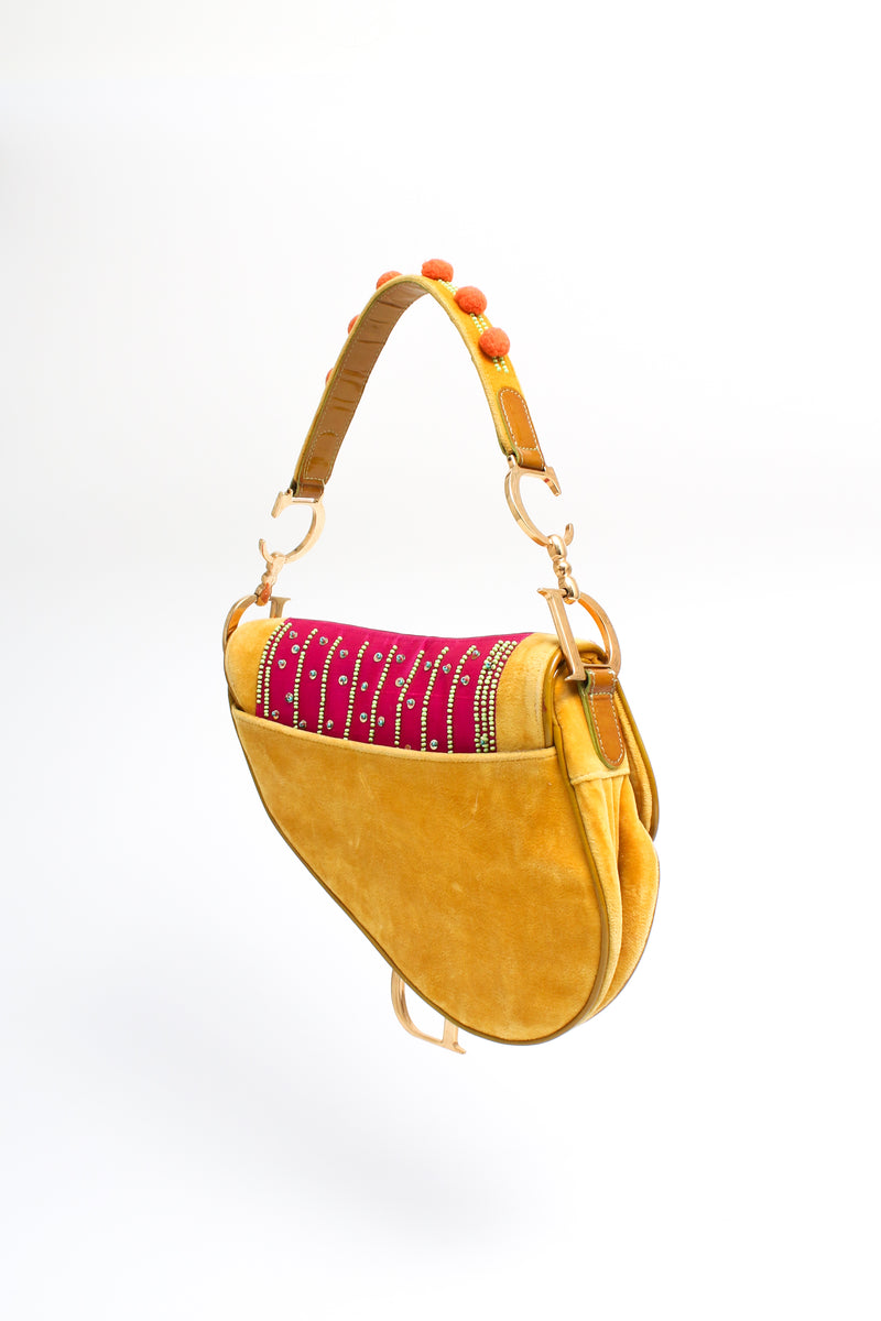 Dior Pom Pom Saddle Bag