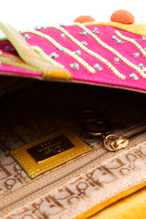Dior Pom Pom Saddle Bag