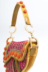 Dior Pom Pom Saddle Bag