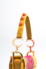Dior Pom Pom Saddle Bag